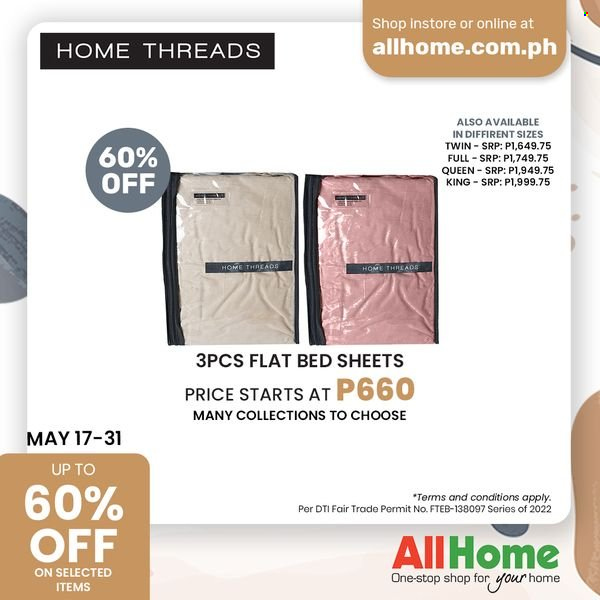 thumbnail - AllHome offer  - 17.5.2022 - 31.5.2022 - Sales products - bed. Page 4.