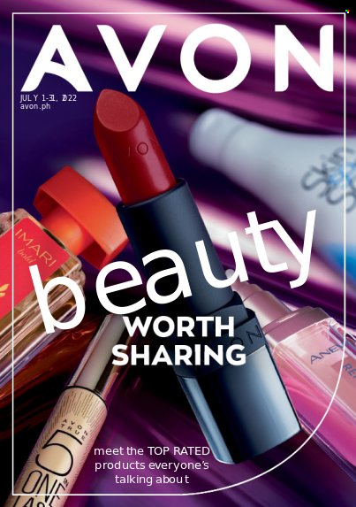 thumbnail - Avon offer  - 1.7.2022 - 31.7.2022 - Sales products - Avon. Page 1.