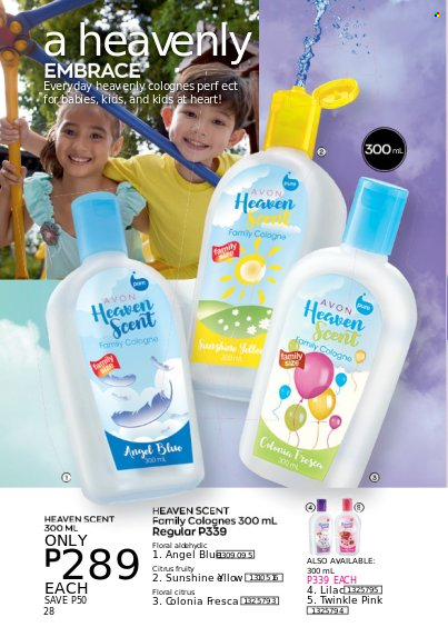thumbnail - Avon offer  - 1.7.2022 - 31.7.2022 - Sales products - Avon, cologne. Page 28.