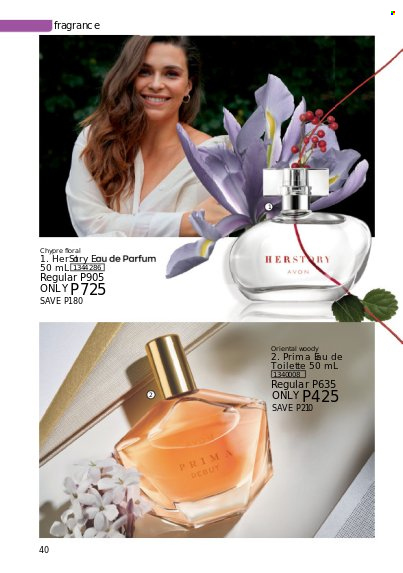 thumbnail - Avon offer  - 1.7.2022 - 31.7.2022 - Sales products - Avon, eau de parfum, eau de toilette, fragrance. Page 40.