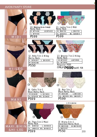 thumbnail - Avon offer  - 1.7.2022 - 31.7.2022 - Sales products - Avon, bikini. Page 233.