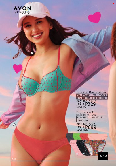 thumbnail - Avon offer  - 1.7.2022 - 31.7.2022 - Sales products - Avon, bikini. Page 238.