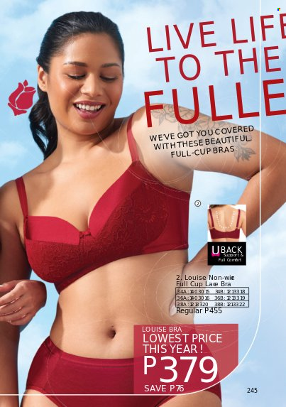 thumbnail - Avon offer  - 1.7.2022 - 31.7.2022 - Sales products - cup, bra. Page 245.