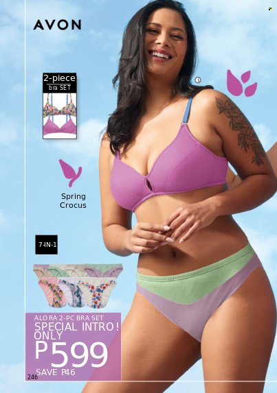 thumbnail - Avon offer  - 1.7.2022 - 31.7.2022 - Sales products - Avon, bra. Page 246.