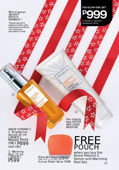 thumbnail - Avon offer  - Sales products - Avon, Anew, serum. Page 23.