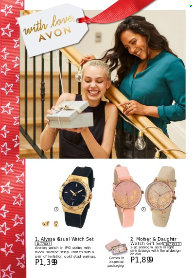 thumbnail - Avon offer  - Sales products - Avon, Dial, watch. Page 36.