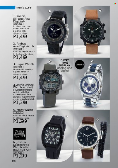 thumbnail - Avon offer  - 1.8.2022 - 31.8.2022 - Sales products - bracelet, watch. Page 120.
