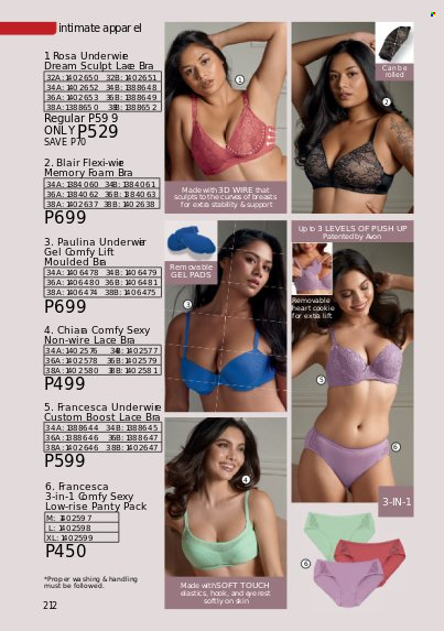 thumbnail - Avon offer  - 1.8.2022 - 31.8.2022 - Sales products - Avon, hook, bra. Page 212.