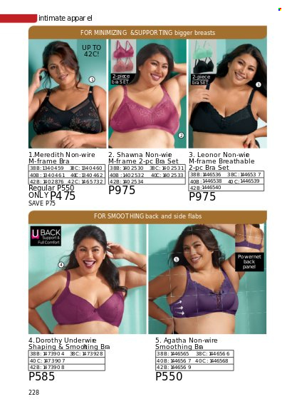 thumbnail - Avon offer  - 1.8.2022 - 31.8.2022 - Sales products - bra. Page 228.