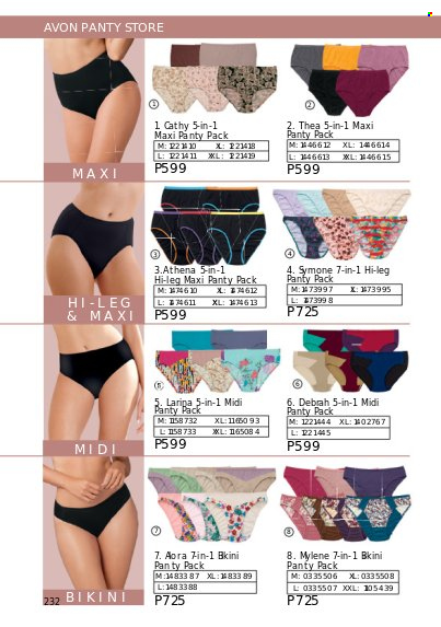 thumbnail - Avon offer  - 1.8.2022 - 31.8.2022 - Sales products - Avon, bikini. Page 232.