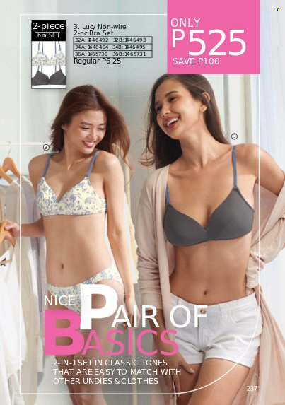 thumbnail - Avon offer  - 1.8.2022 - 31.8.2022 - Sales products - bra. Page 237.