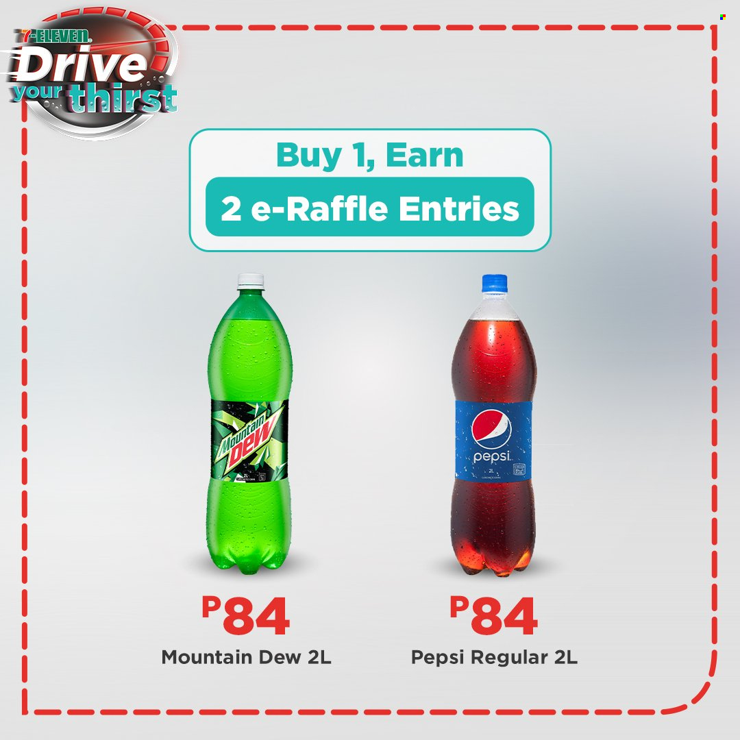 thumbnail - 7 Eleven offer  - 14.7.2022 - 6.9.2022 - Sales products - Mountain Dew, Pepsi. Page 9.
