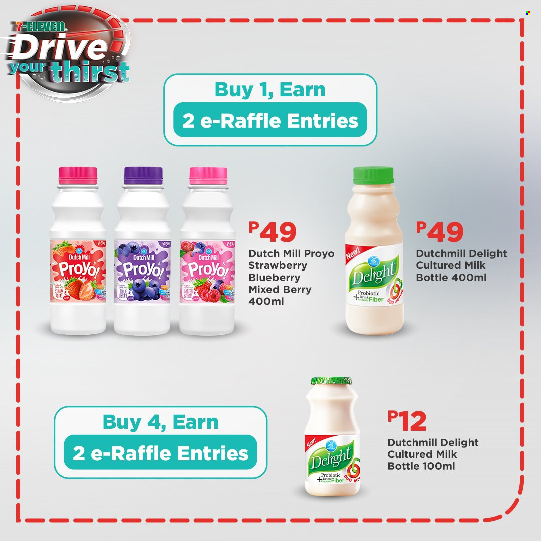 thumbnail - 7 Eleven offer  - 14.7.2022 - 6.9.2022 - Sales products - milk. Page 27.