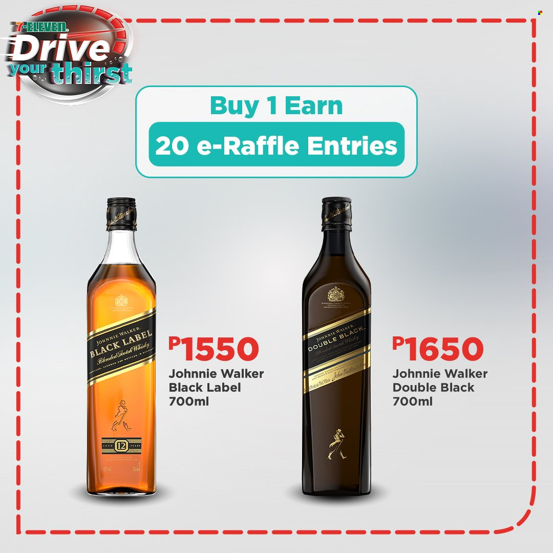 thumbnail - 7 Eleven offer  - 14.7.2022 - 6.9.2022 - Sales products - Johnnie Walker, whisky. Page 33.