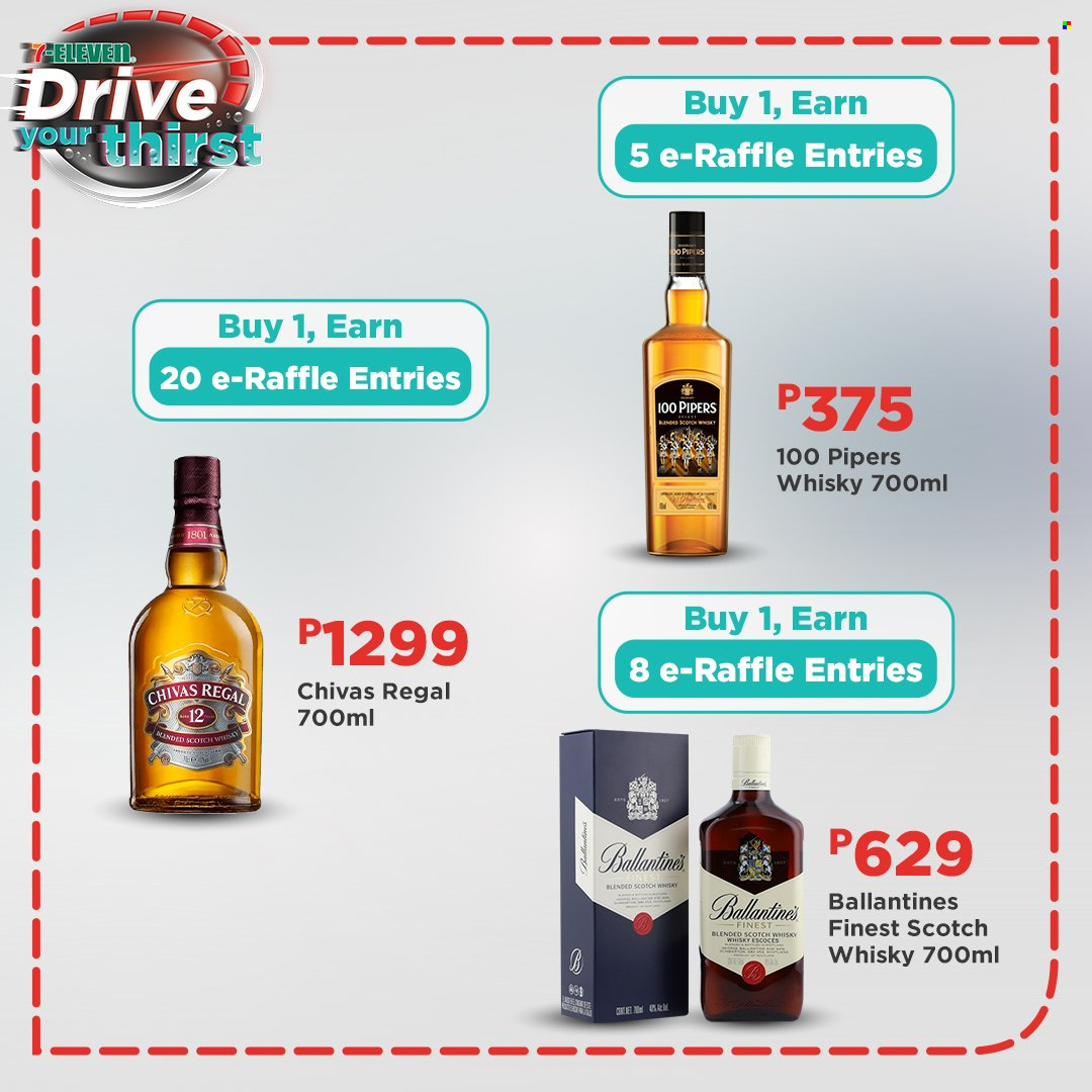 thumbnail - 7 Eleven offer  - 14.7.2022 - 6.9.2022 - Sales products - Chivas Regal, scotch whisky, whisky. Page 34.