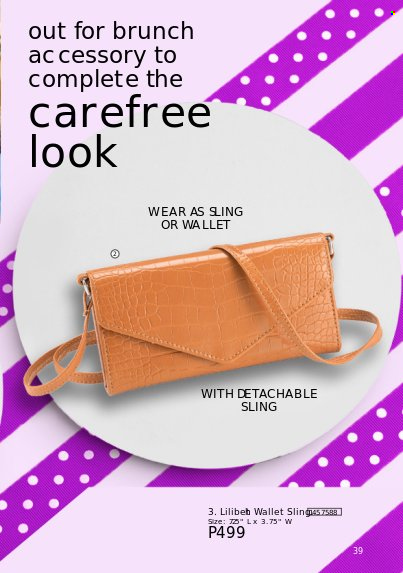thumbnail - Avon offer  - Sales products - Carefree, wallet. Page 39.