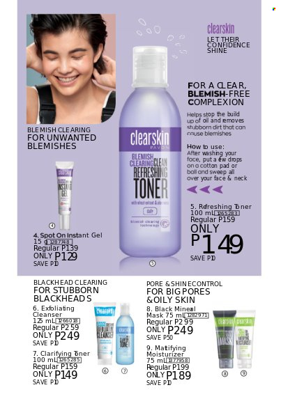 thumbnail - Avon offer  - 1.8.2022 - 31.8.2022 - Sales products - cleanser, moisturizer, toner. Page 19.