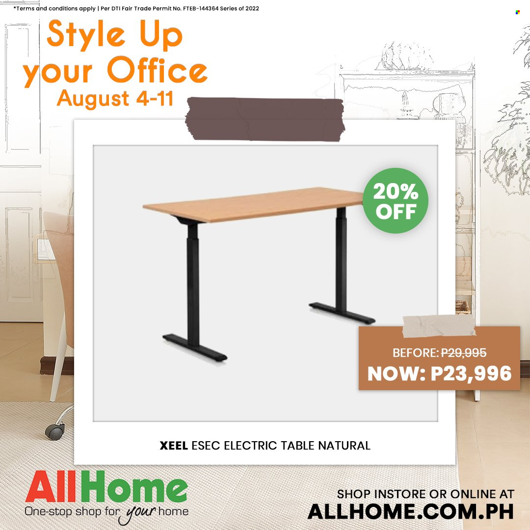 thumbnail - AllHome offer  - 4.8.2022 - 11.8.2022 - Sales products - table. Page 11.