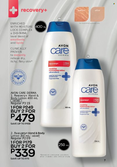 thumbnail - Avon offer  - 1.9.2022 - 30.9.2022 - Sales products - Avon, body lotion. Page 7.
