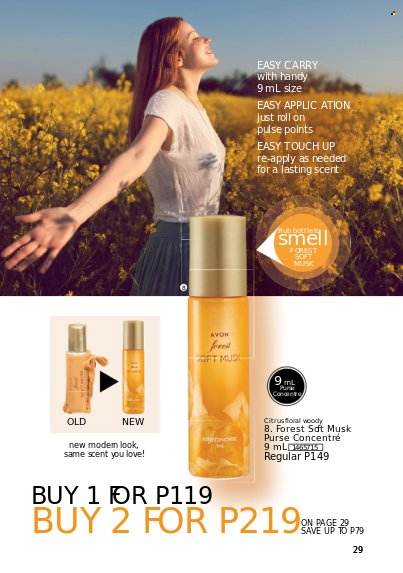 thumbnail - Avon offer  - 1.9.2022 - 30.9.2022 - Sales products - Avon, roll-on. Page 29.