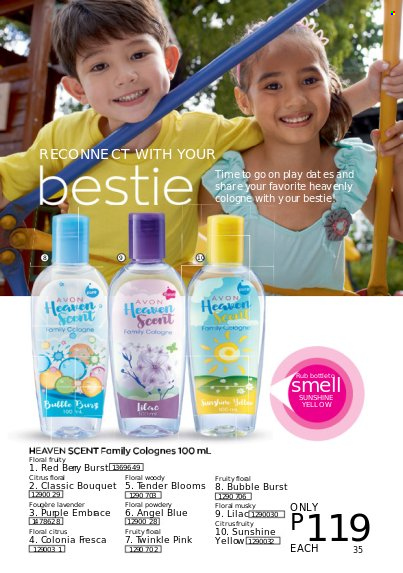 thumbnail - Avon offer  - 1.9.2022 - 30.9.2022 - Sales products - Avon, cologne. Page 35.