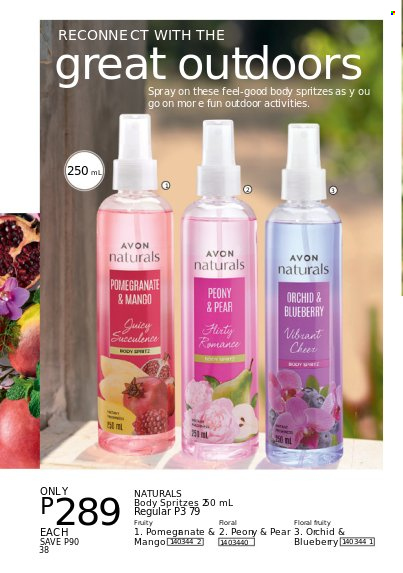 thumbnail - Avon offer  - 1.9.2022 - 30.9.2022 - Sales products - Avon. Page 38.
