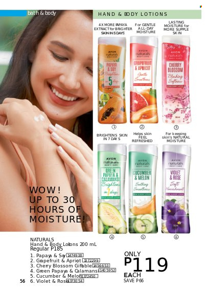 thumbnail - Avon offer  - 1.9.2022 - 30.9.2022 - Sales products - Avon. Page 56.