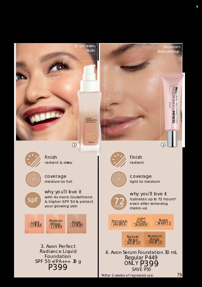 thumbnail - Avon offer  - 1.9.2022 - 30.9.2022 - Sales products - Avon, serum, makeup. Page 79.