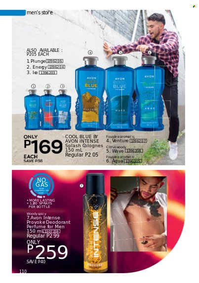 thumbnail - Avon offer  - 1.9.2022 - 30.9.2022 - Sales products - WAVE, Avon, anti-perspirant, eau de parfum, deodorant. Page 110.