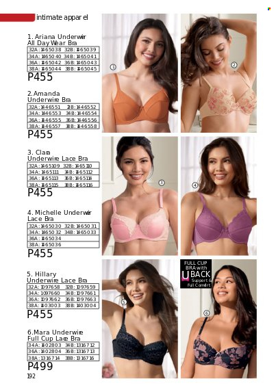 thumbnail - Avon offer  - 1.9.2022 - 30.9.2022 - Sales products - cup, bra. Page 192.