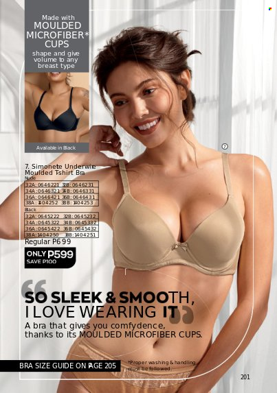 thumbnail - Avon offer  - 1.9.2022 - 30.9.2022 - Sales products - cup, bra. Page 201.
