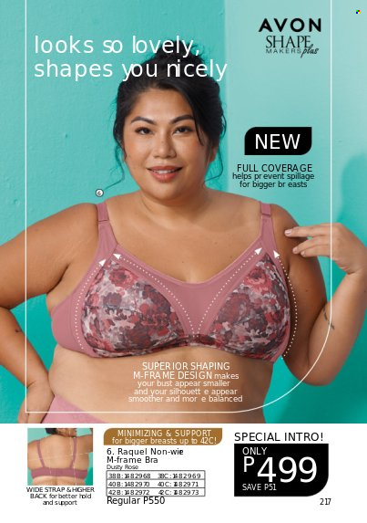 thumbnail - Avon offer  - 1.9.2022 - 30.9.2022 - Sales products - Avon, bra. Page 217.