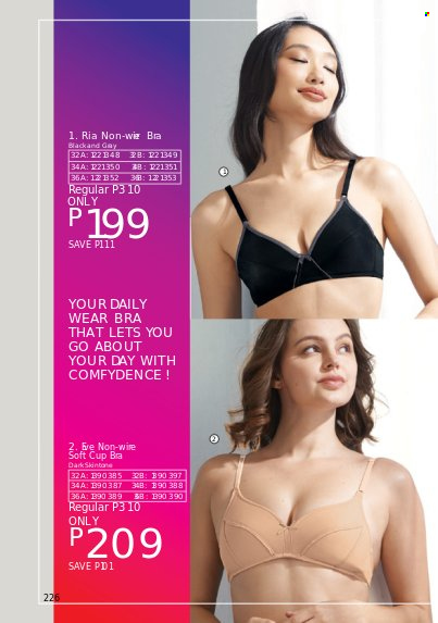 thumbnail - Avon offer  - 1.9.2022 - 30.9.2022 - Sales products - cup, bra. Page 226.