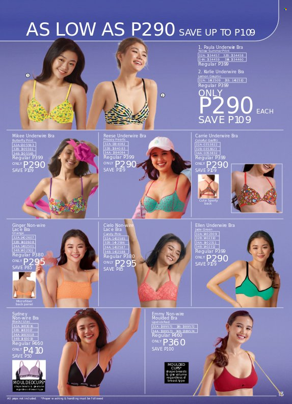 thumbnail - Avon offer  - 24.9.2022 - 30.9.2022 - Sales products - lipstick, cup, bra. Page 13.