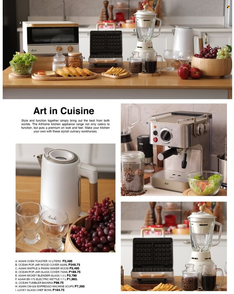 thumbnail - AllHome offer  - 3.9.2022 - 31.12.2022 - Sales products - Mickey Mouse, tumbler, bowl, jar, oven, blender, kettle. Page 24.
