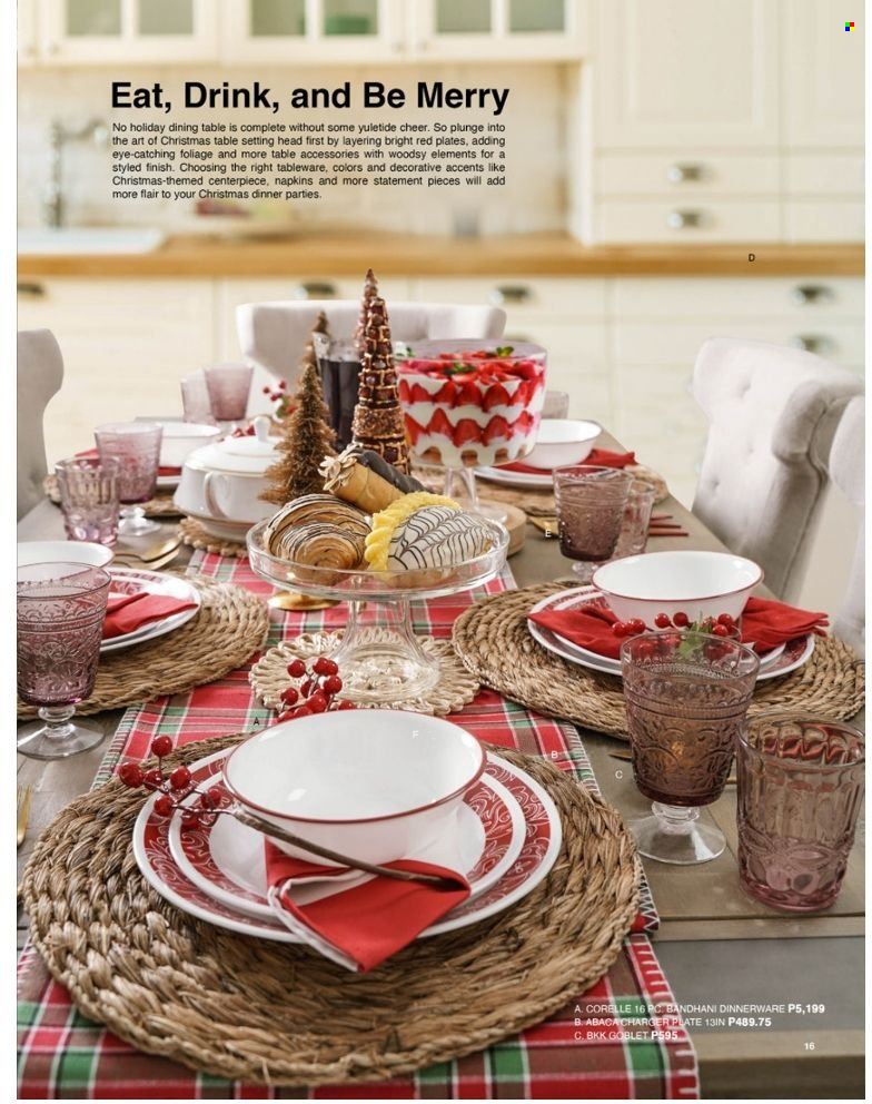 thumbnail - AllHome offer  - 3.9.2022 - 31.12.2022 - Sales products - napkins, dinnerware set, tableware, plate, dining table. Page 35.