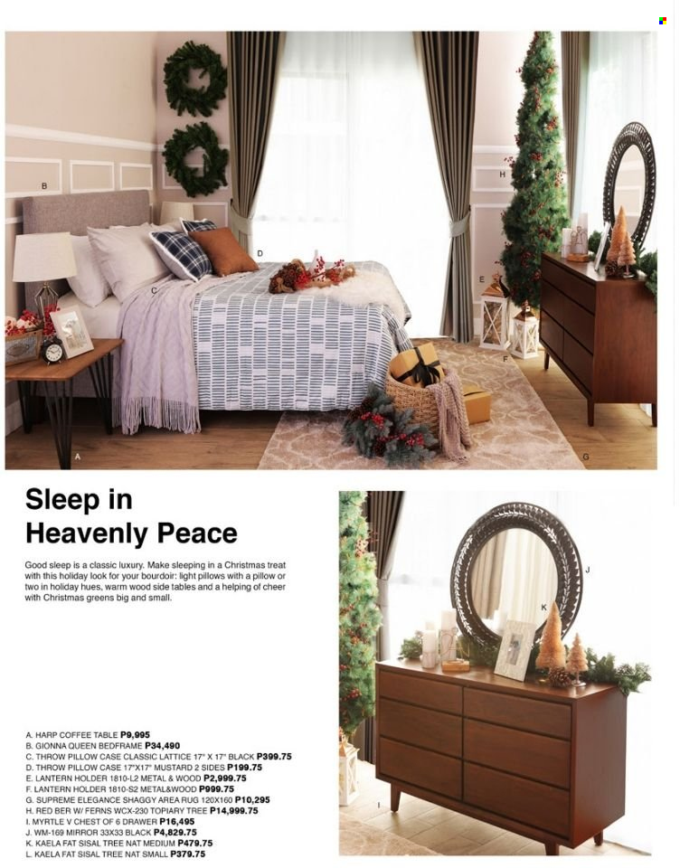 thumbnail - AllHome offer  - 3.9.2022 - 31.12.2022 - Sales products - pillow, table, coffee table, mirror, lantern, rug, area rug. Page 54.