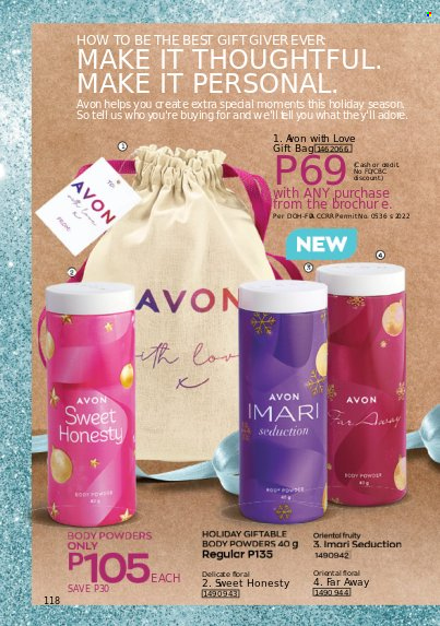 thumbnail - Avon offer  - 1.10.2022 - 31.10.2022 - Sales products - Avon, far away, Imari. Page 118.