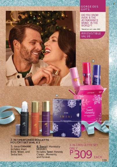 thumbnail - Avon offer  - 1.10.2022 - 31.10.2022 - Sales products - Avon, fragrance, Imari. Page 119.