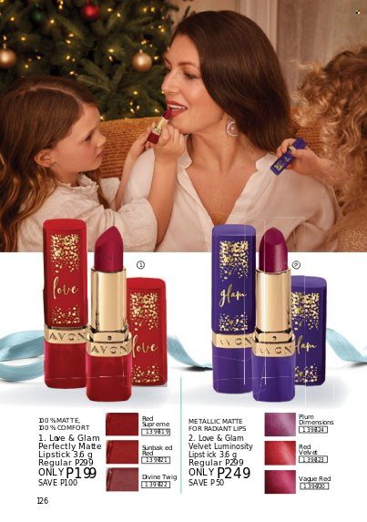 thumbnail - Avon offer  - 1.10.2022 - 31.10.2022 - Sales products - Avon, lipstick. Page 126.
