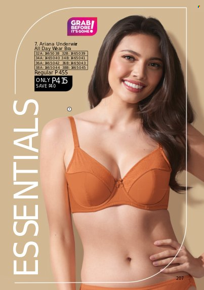 thumbnail - Avon offer  - 1.10.2022 - 31.10.2022 - Sales products - bra. Page 207.