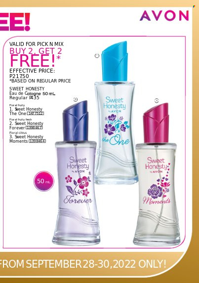 thumbnail - Avon offer  - 28.9.2022 - 30.9.2022 - Sales products - Avon, cologne. Page 5.