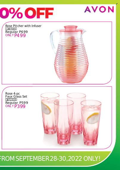 thumbnail - Avon offer  - 28.9.2022 - 30.9.2022 - Sales products - Avon, pitcher. Page 13.