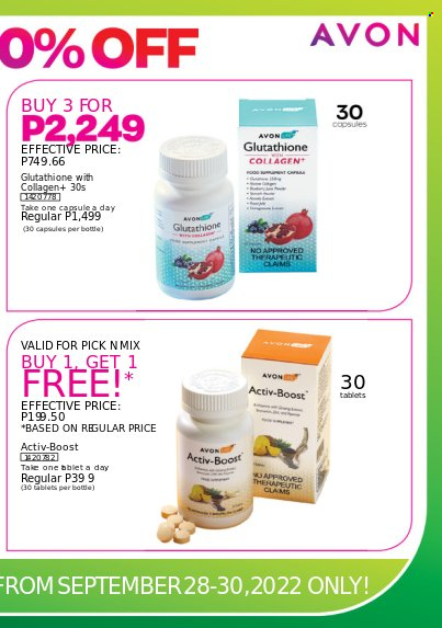 thumbnail - Avon offer  - 28.9.2022 - 30.9.2022 - Sales products - Avon. Page 15.