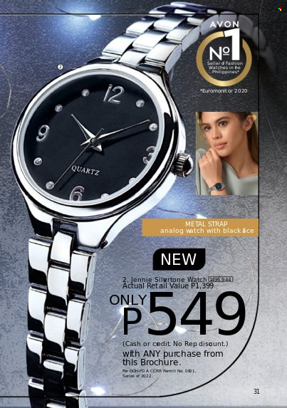 thumbnail - Avon offer  - 1.11.2022 - 30.11.2022 - Sales products - Avon, watch. Page 31.
