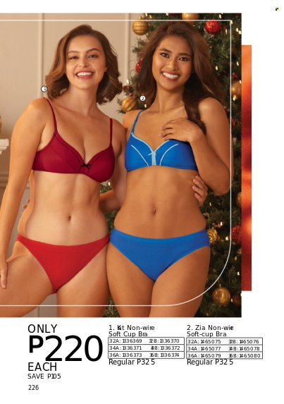 thumbnail - Avon offer  - 1.11.2022 - 30.11.2022 - Sales products - cup, bra. Page 226.