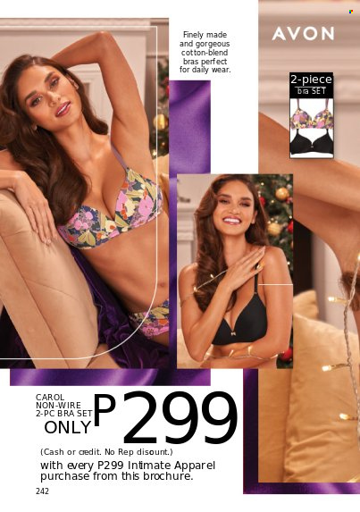 thumbnail - Avon offer  - 1.11.2022 - 30.11.2022 - Sales products - Avon, bra. Page 242.