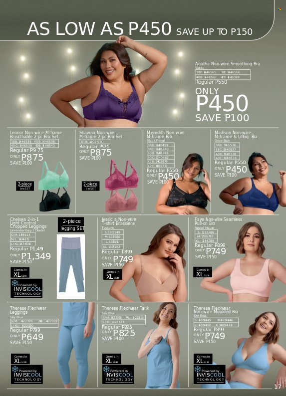 thumbnail - Avon offer  - 19.11.2022 - 30.11.2022 - Sales products - t-shirt, leggings, bra. Page 17.