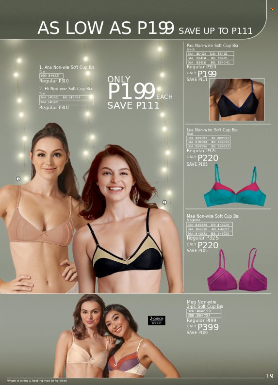 thumbnail - Avon offer  - 19.11.2022 - 30.11.2022 - Sales products - cup, bra. Page 19.