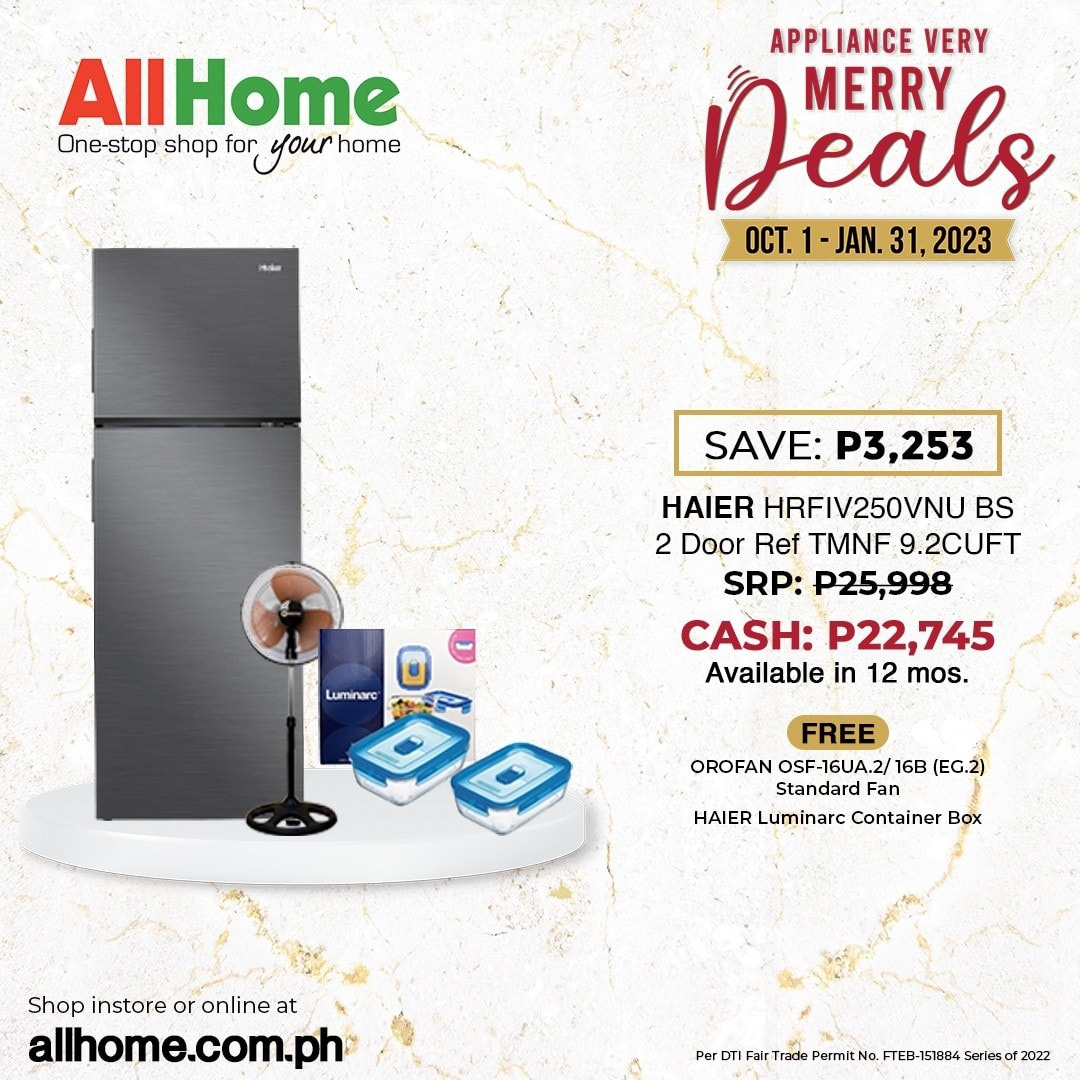 thumbnail - AllHome offer  - 1.10.2022 - 31.1.2023 - Sales products - container, Haier. Page 5.